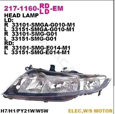 Фары DEPO 217-1160R-LD-EM