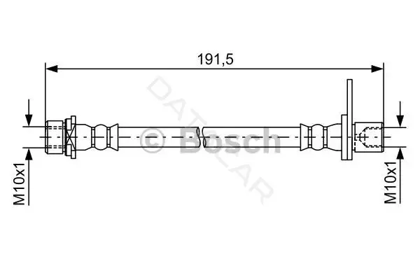 Тормозные шланги BOSCH 1987481738
