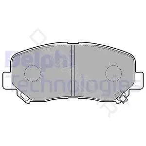 Тормозные колодки DELPHI LP2481
