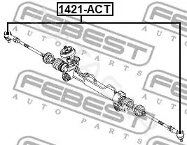 Рулевые наконечники FEBEST 1421-ACT