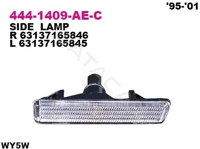 Поворотник DEPO 444-1409L-AE-C