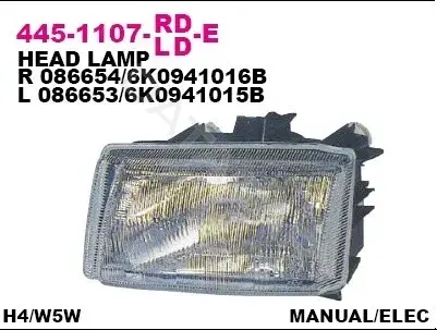 Фары DEPO 445-1107L-LD-E