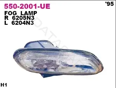 Противотуманные фары DEPO 550-2001L-UE