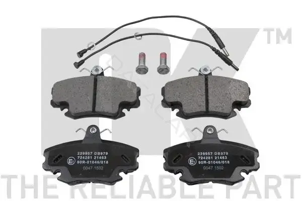 Тормозные колодки NK 229957