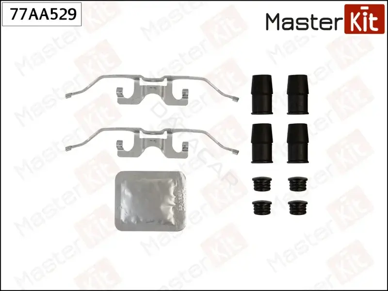 Ремкомплект тормозных колодок MASTERKIT 77AA529