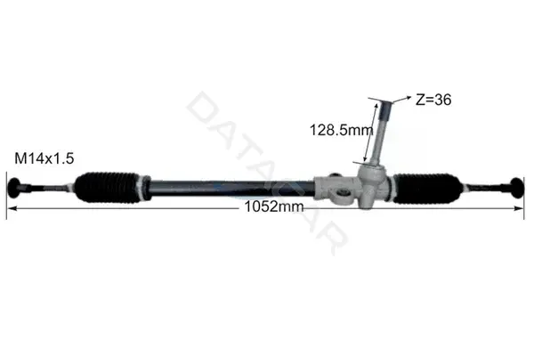 Рулевая рейка STELLOX 31-37270-SX