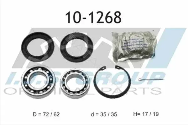 Подшипник ступицы IJS GROUP 10-1268