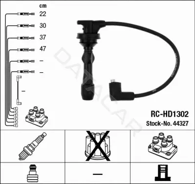 Высоковольтные провода NGK 44327