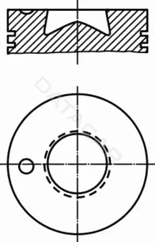 Поршень двигателя KNECHT/MAHLE 0039000