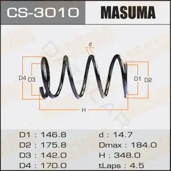 Пружины MASUMA CS-3010