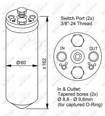Осушитель кондиционера NRF 33183