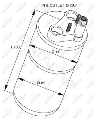 Осушитель кондиционера NRF 33216
