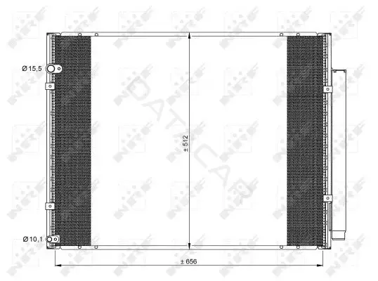 Радиатор кондиционера NRF 35857