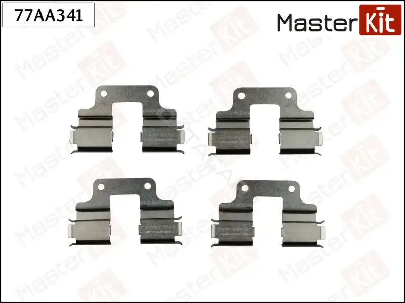 Ремкомплект тормозных колодок MASTERKIT 77AA341