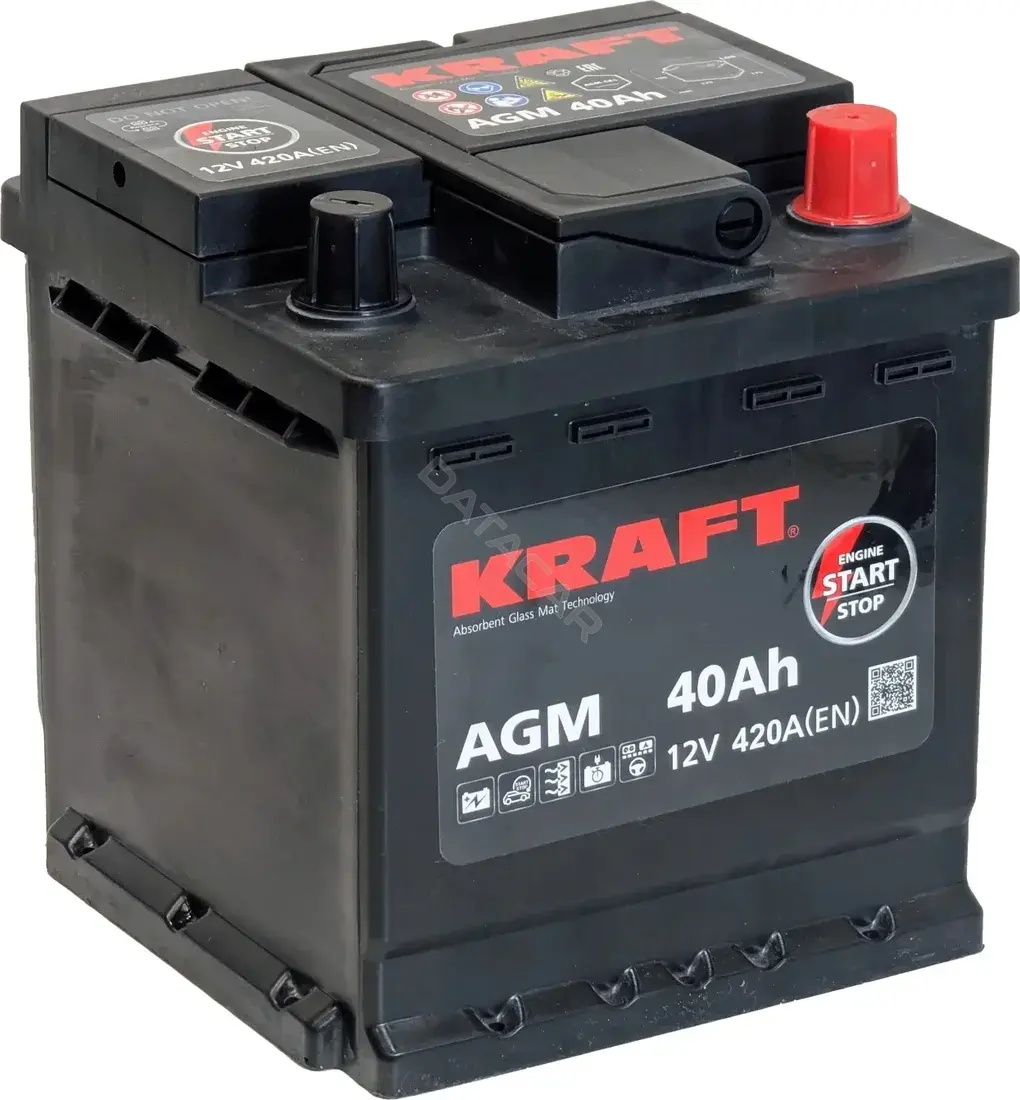 Аккумулятор KRAFT AGM-L0