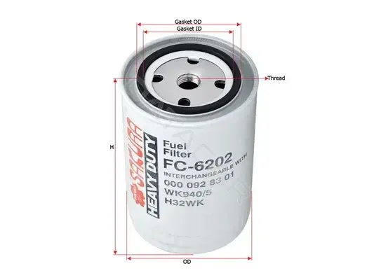 Топливный фильтр SAKURA FC-6202