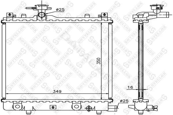 Радиатор охлаждения STELLOX 10-26260-SX