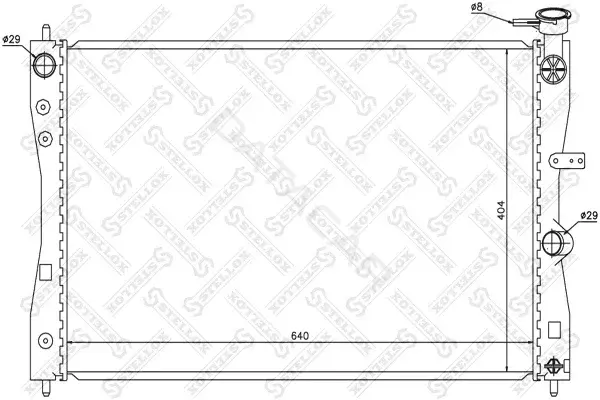 Радиатор охлаждения STELLOX 10-26695-SX