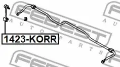 Стойки стабилизатора FEBEST 1423-KORR
