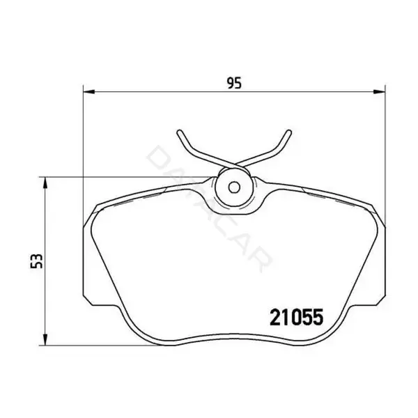 Тормозные колодки TRIALLI PF4269