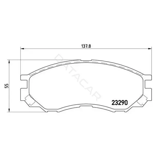Тормозные колодки TRIALLI PF4297