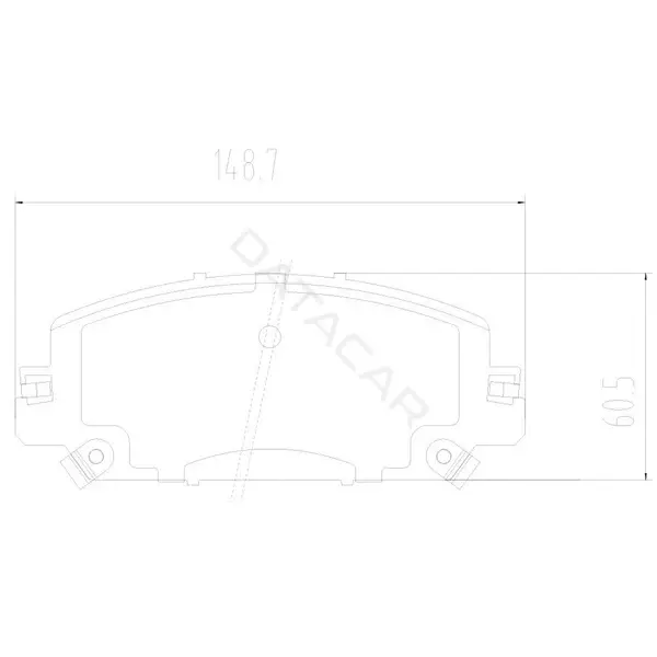 Тормозные колодки TRIALLI PF2300