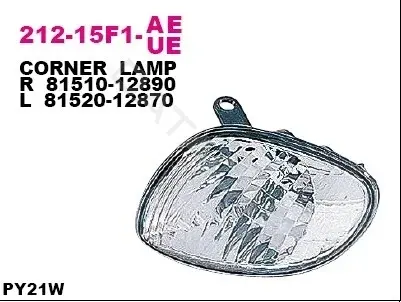 Поворотник DEPO 212-15F1L-AE
