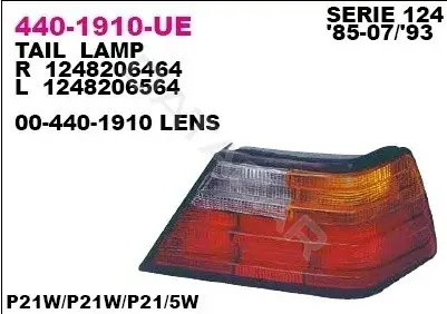 Задние фонари DEPO 440-1910L-UE