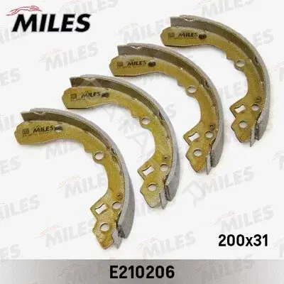 Барабанные колодки MILES E210206