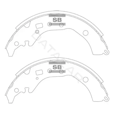 Барабанные колодки Hi-Q SA246