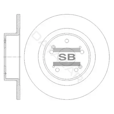 Тормозные диски Hi-Q SD8517