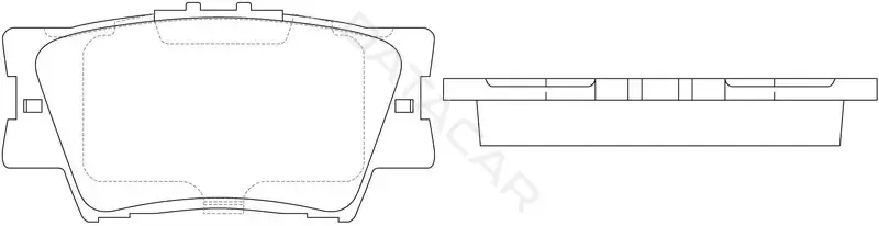 Тормозные колодки SB NAGAMOCHI BP21522