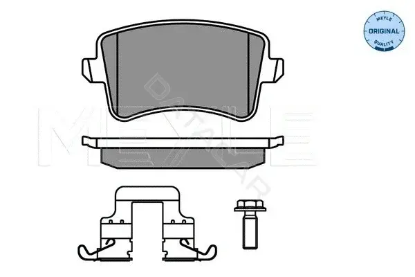 Тормозные колодки MEYLE 0252460617/K1