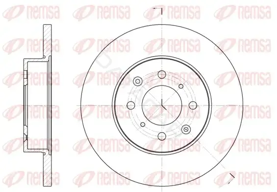 Тормозные диски REMSA 6451.00