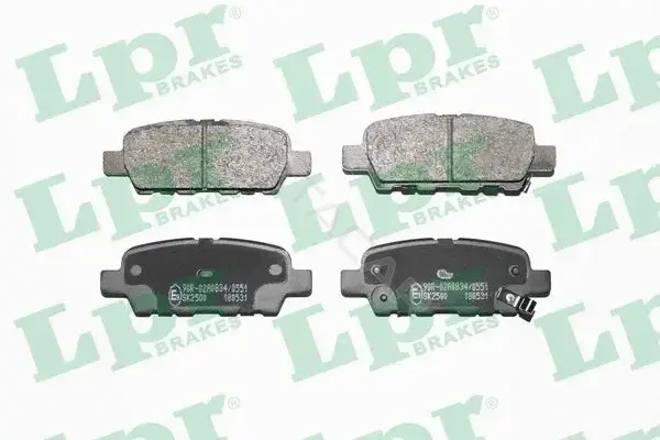 Тормозные колодки LPR/AP/RAL 05P1862