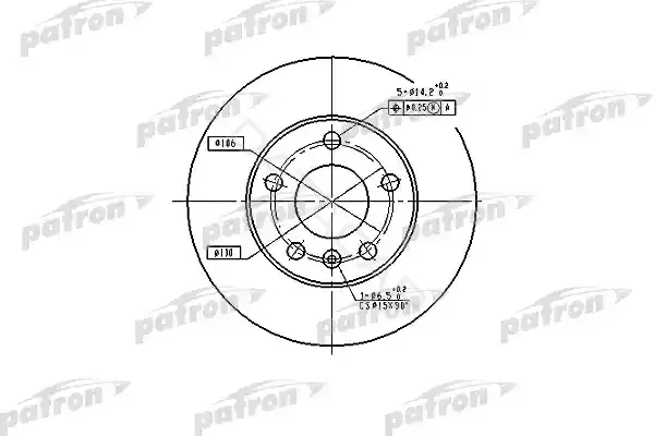Тормозные диски PATRON PBD4051