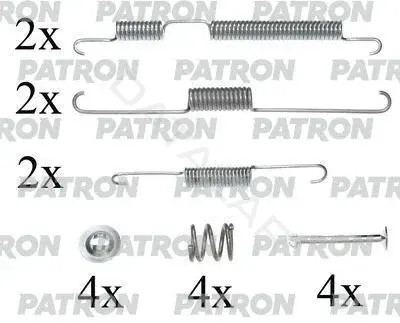 Ремкомплект тормозных колодок PATRON PSRK0064