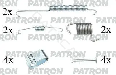 Ремкомплект тормозных колодок PATRON PSRK0137