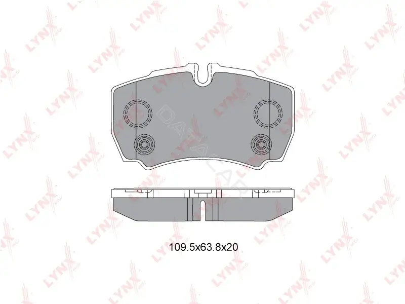 Тормозные колодки LYNXAUTO BD-3035