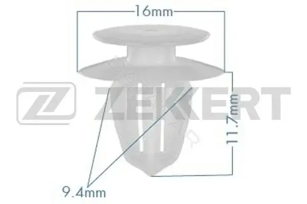 Клипса молдинга ZEKKERT BE-1183