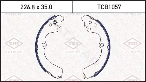 Барабанные колодки TATSUMI TCB1057