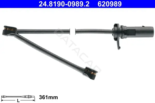 Датчик износа тормозных колодок ATE 24.8190-0989.2