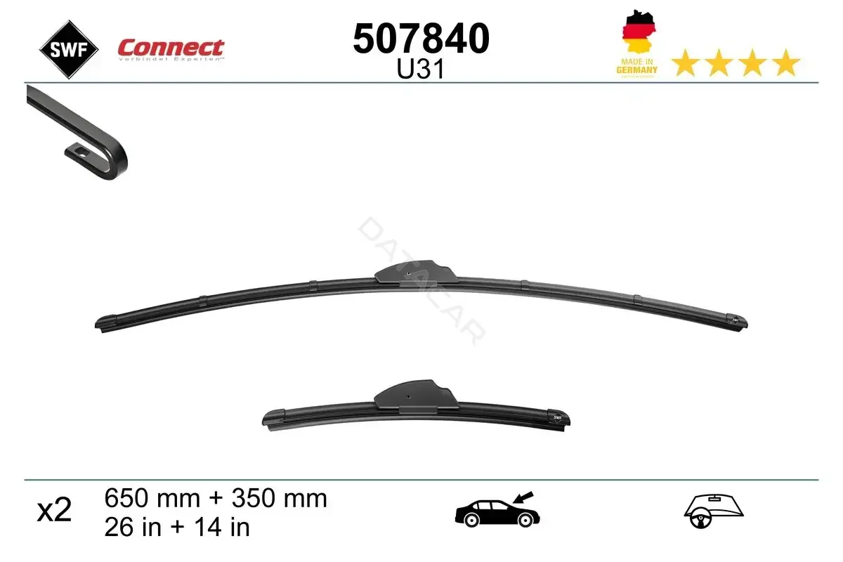 Щетки стеклоочистителя SWF 507840
