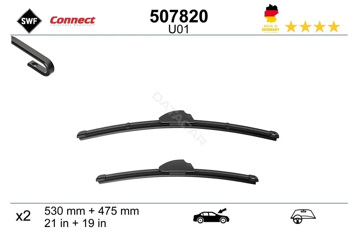 Щетки стеклоочистителя SWF 507820