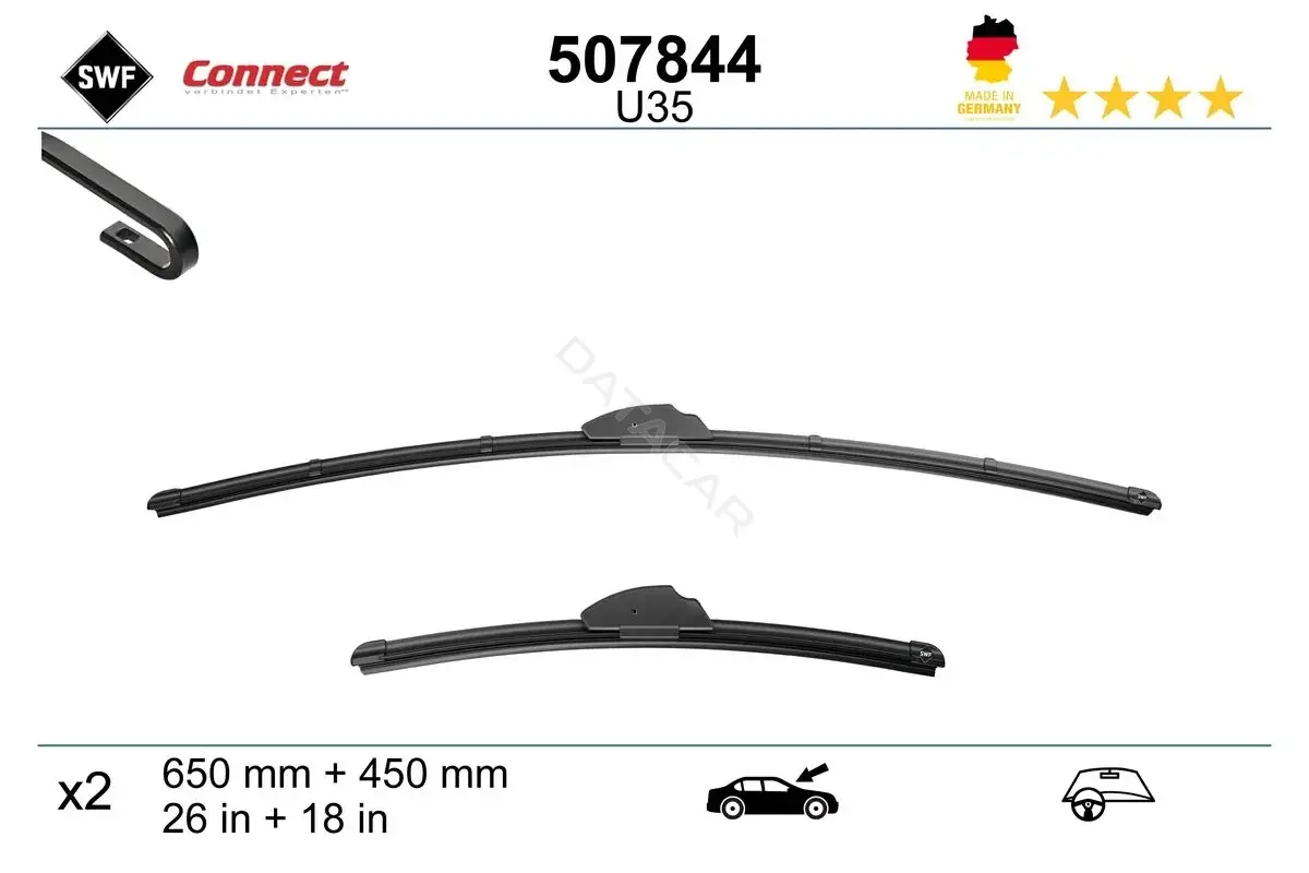 Щетки стеклоочистителя SWF 507844