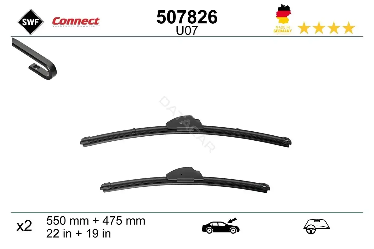 Щетки стеклоочистителя SWF 507826