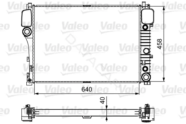 Радиатор охлаждения VALEO 735299