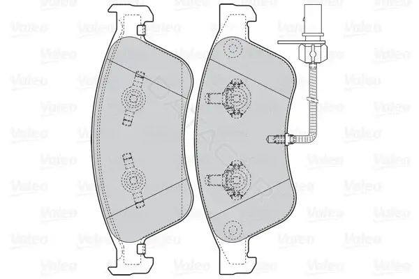 Тормозные колодки VALEO 302071