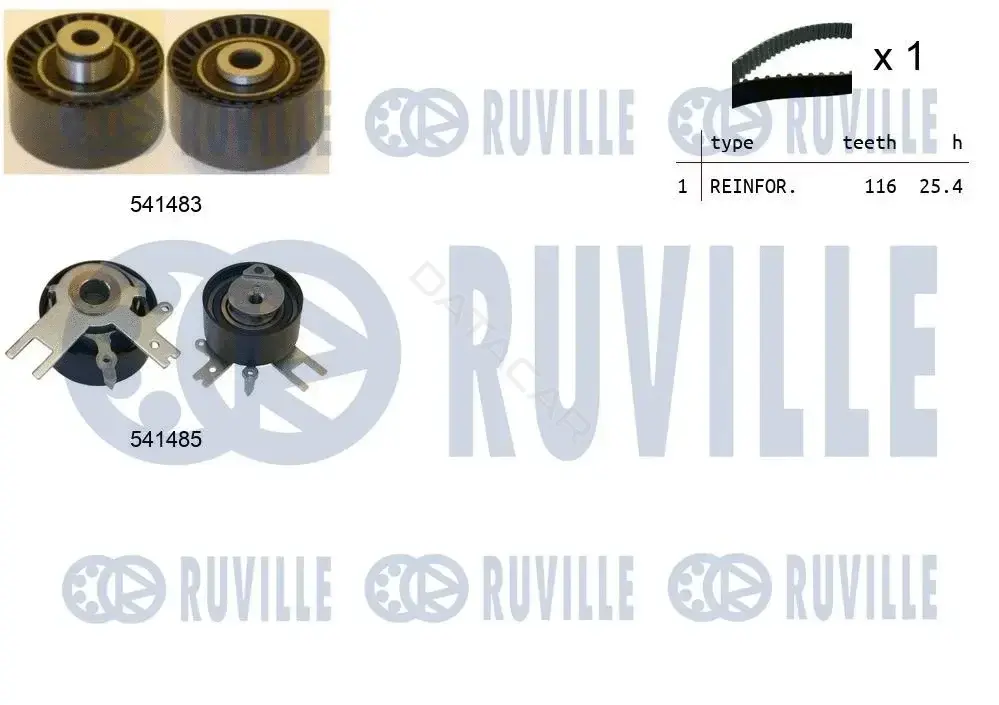 Комплект ГРМ RUVILLE 550125