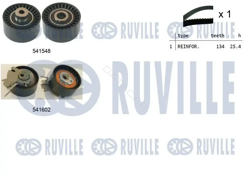 Комплект ГРМ RUVILLE 550286
